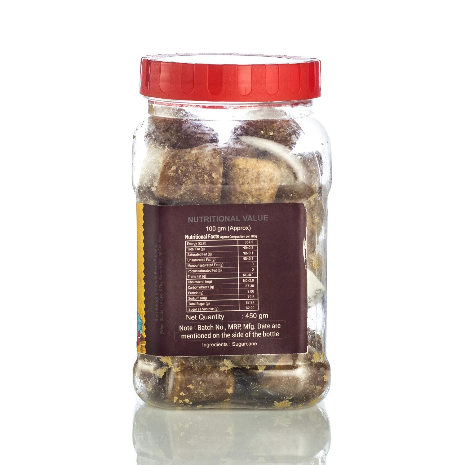 Organic Sattva Jaggery Small Cube (Gul Kali)