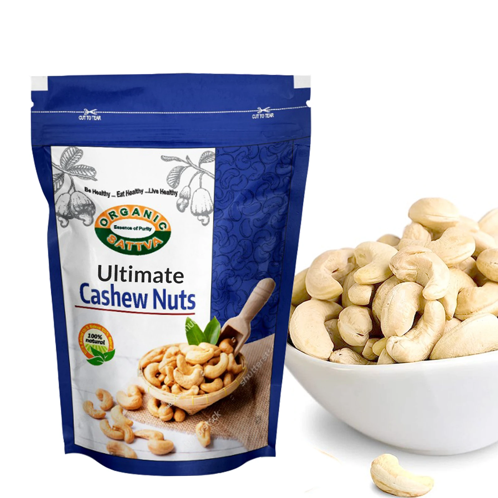 Organic Sattva Ultimate Cashew Nuts