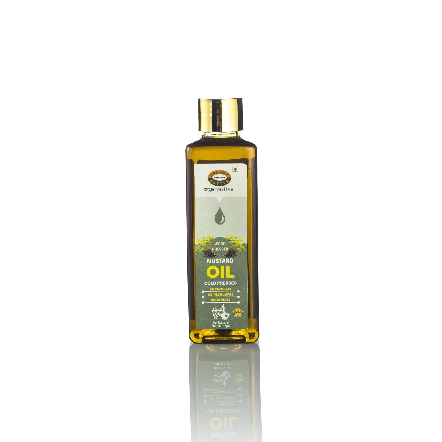 Organic Sattva Cold Pressed Mustard Oil