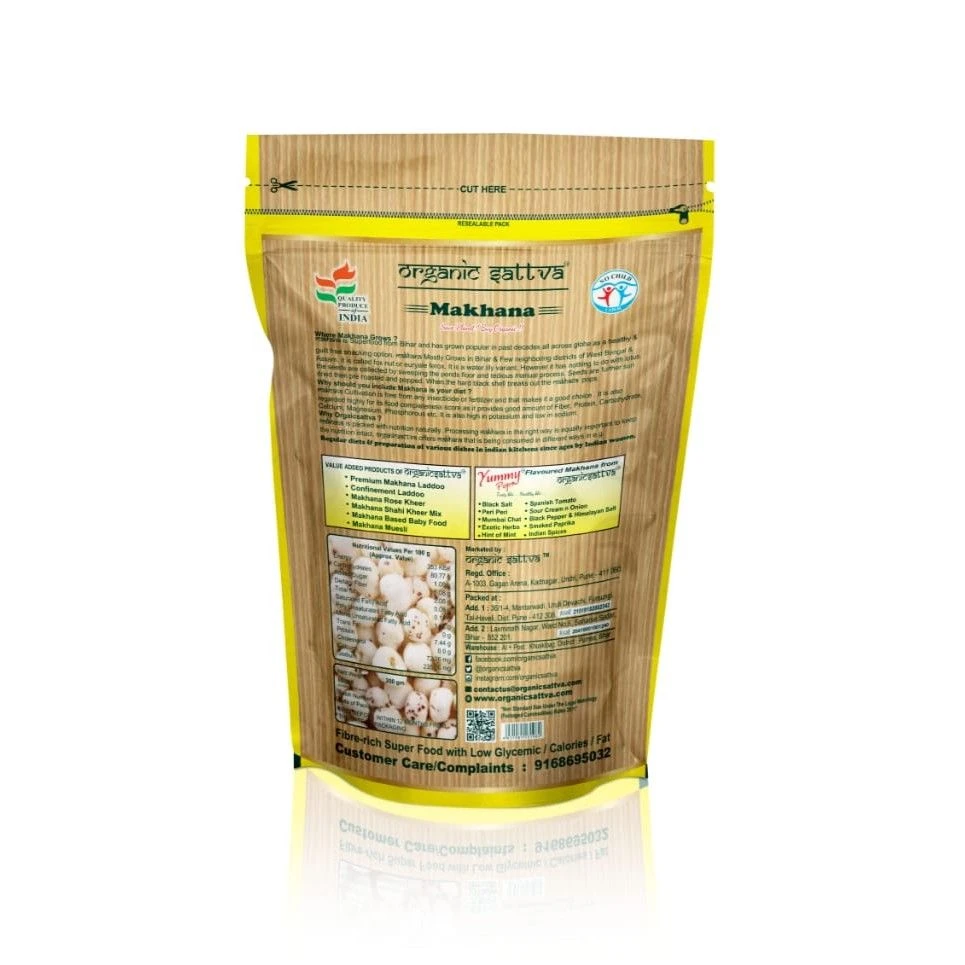 Organic Sattva Popped Raw Makhana