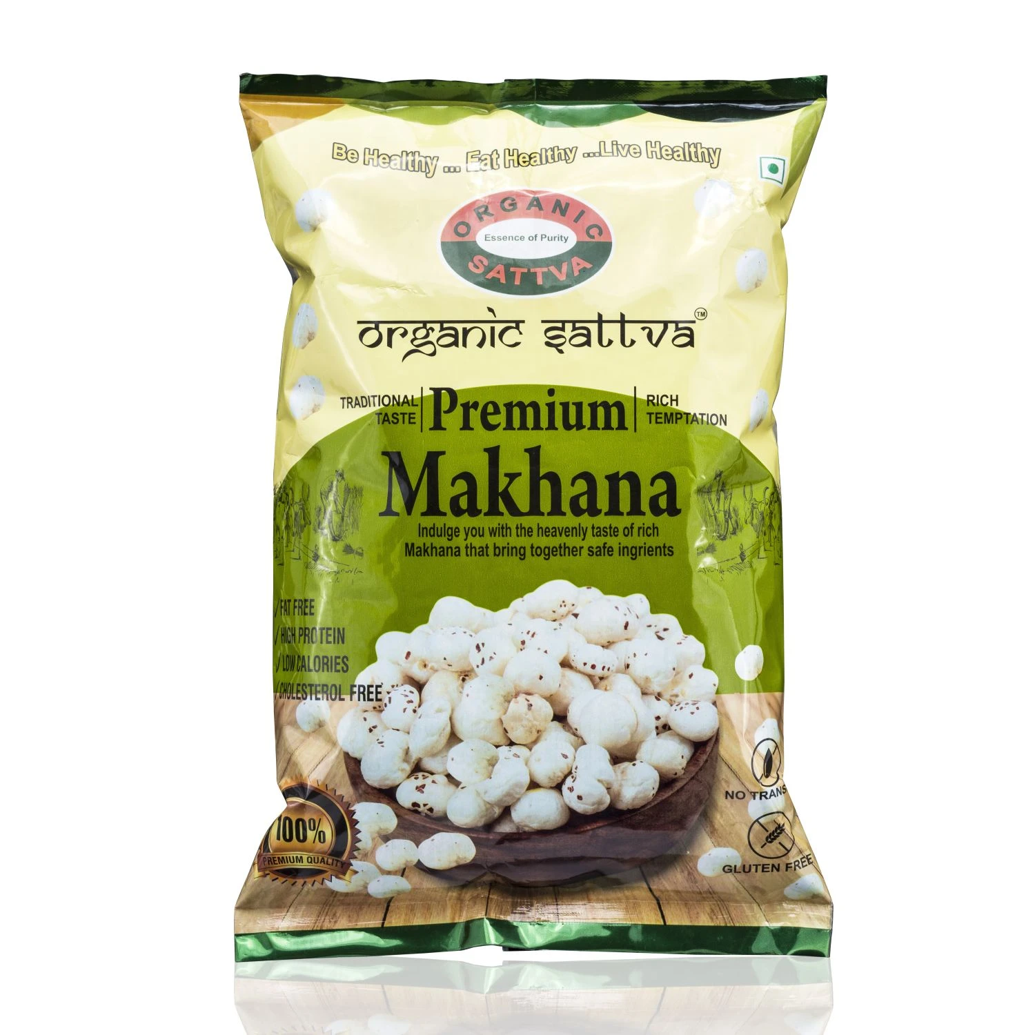 Organic Sattva Premium Raw Makhana