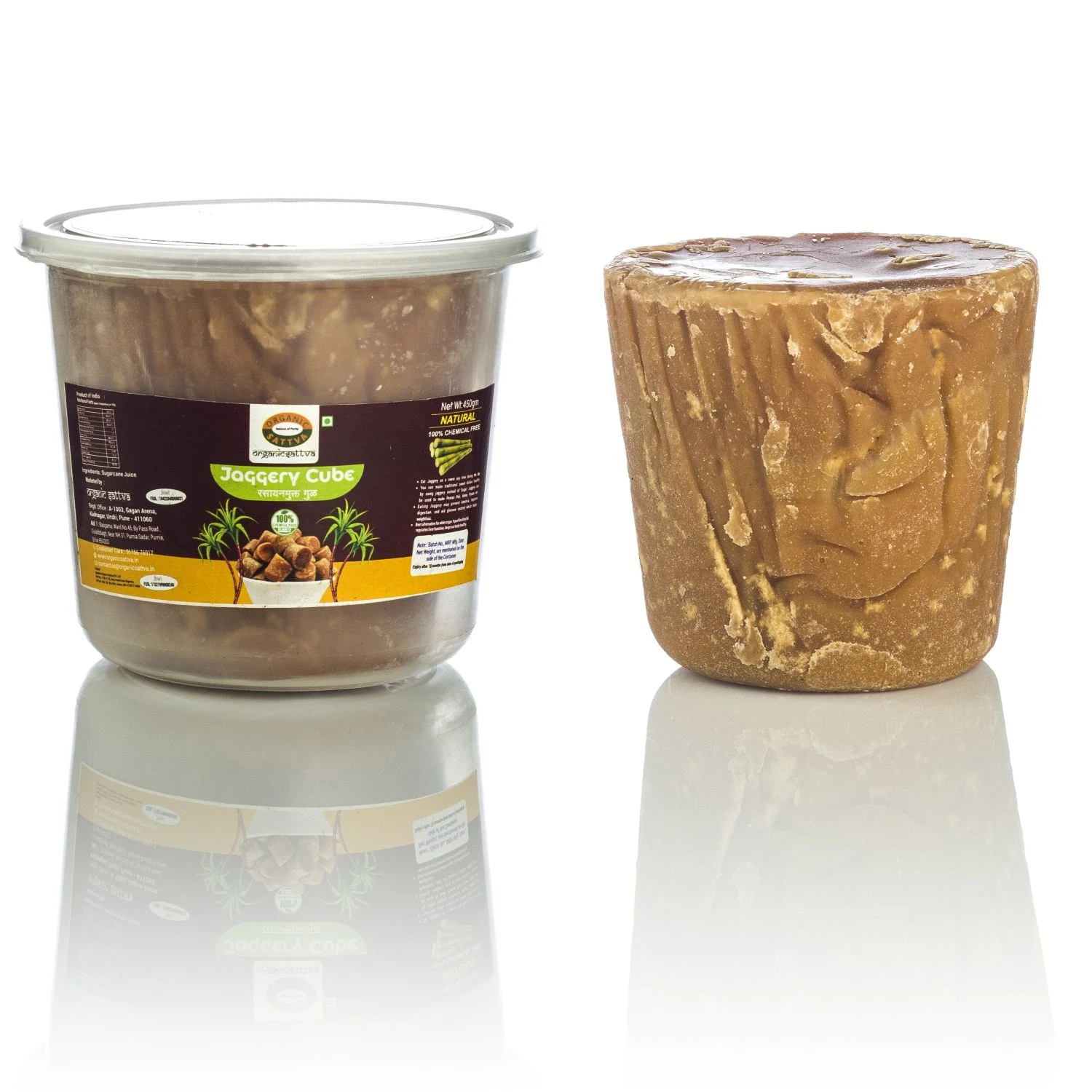 Organic Sattva Jaggery Cube Chemical Free