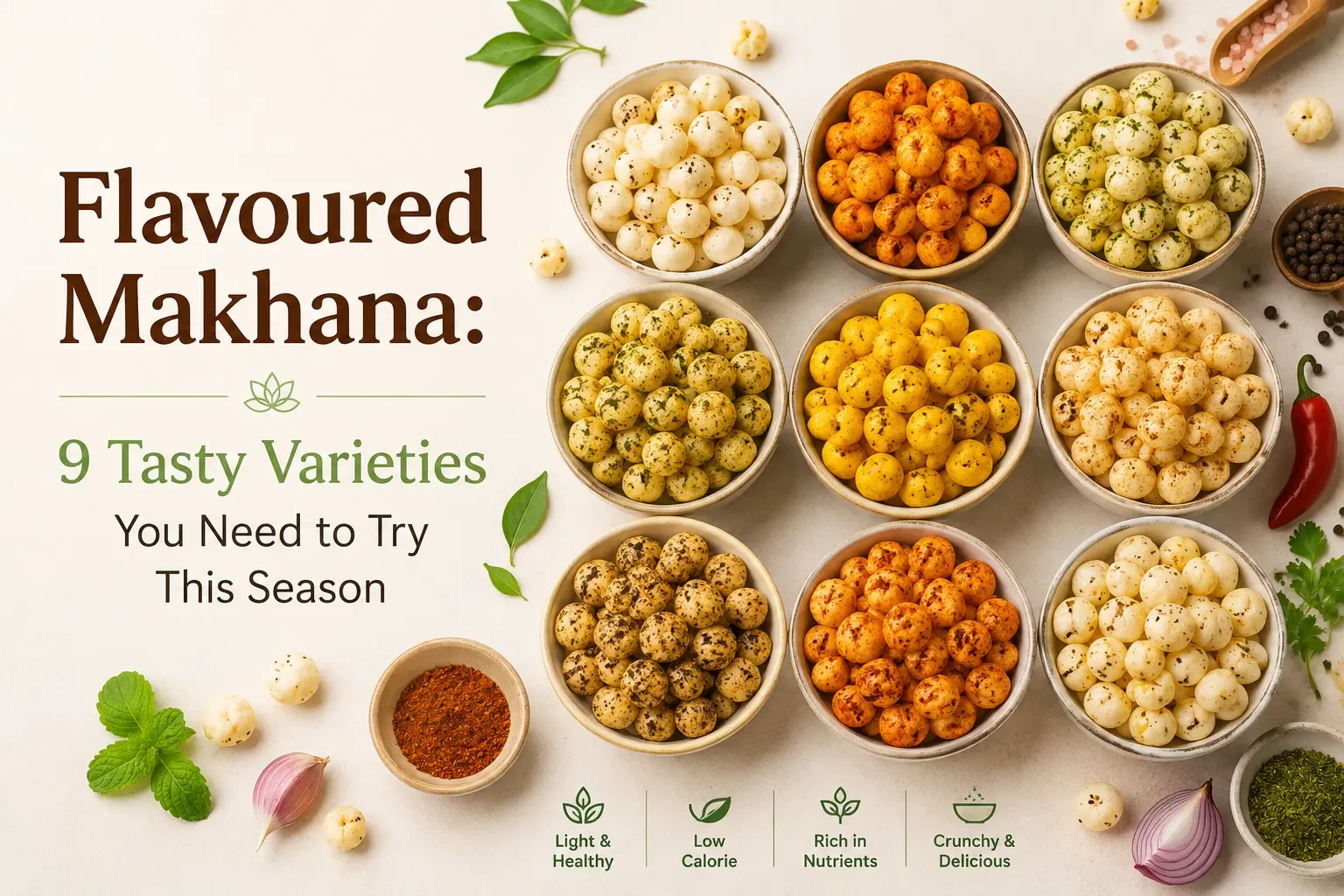 Flavoured Makhana: 9 Tasty Varieties You Need to Try This Season