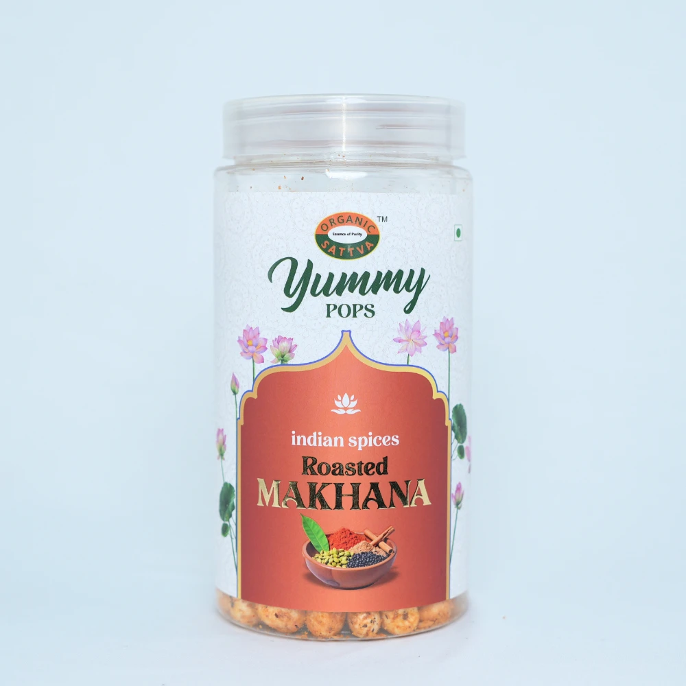 Indian spices Flavoured makhana | Organic Sattva