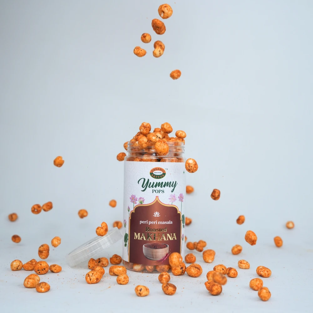 Peri Peri Flavoured Makhana | Organic Sattva