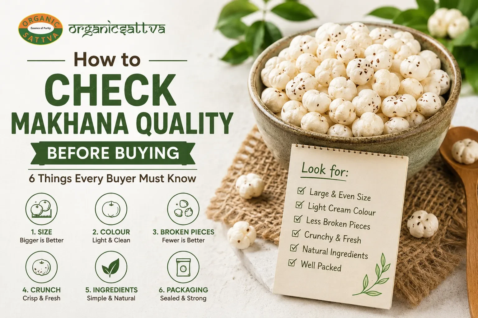 How to Check Makhana Quality Before Buying: 6 Things Every Buyer Must Know