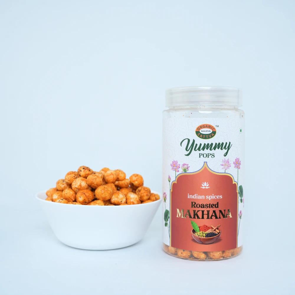 Indian spices Flavoured makhana | Organic Sattva