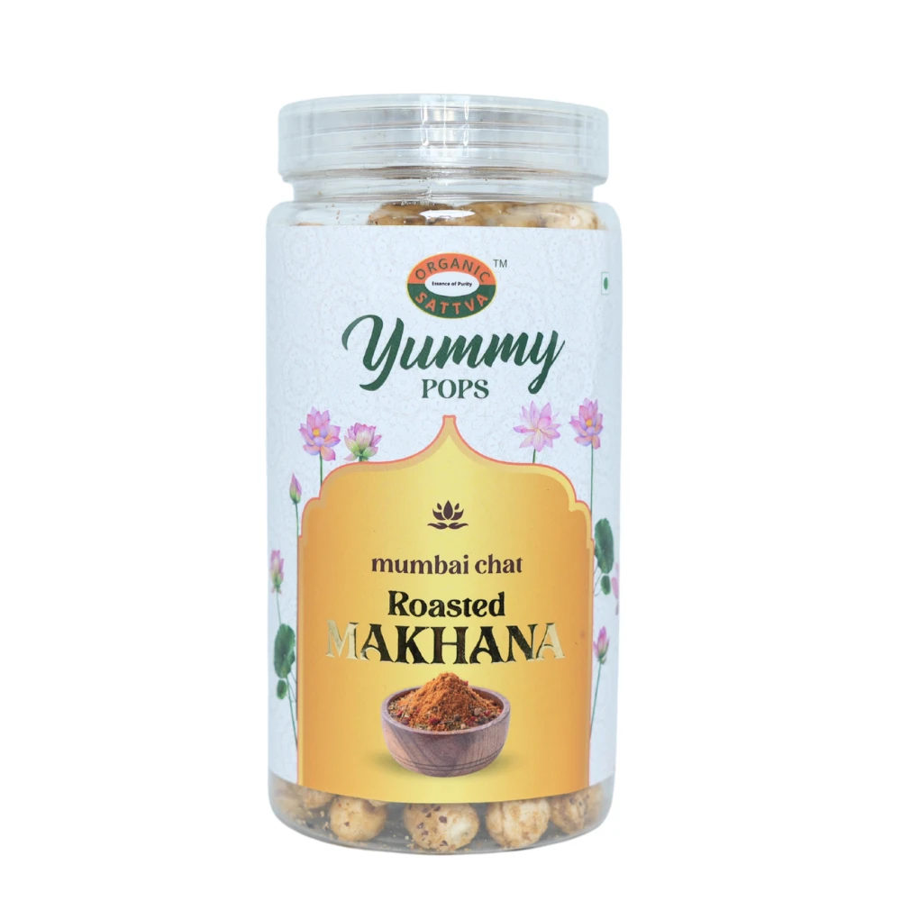 Mumbai Chat Flavoured makhana | Organic Sattva