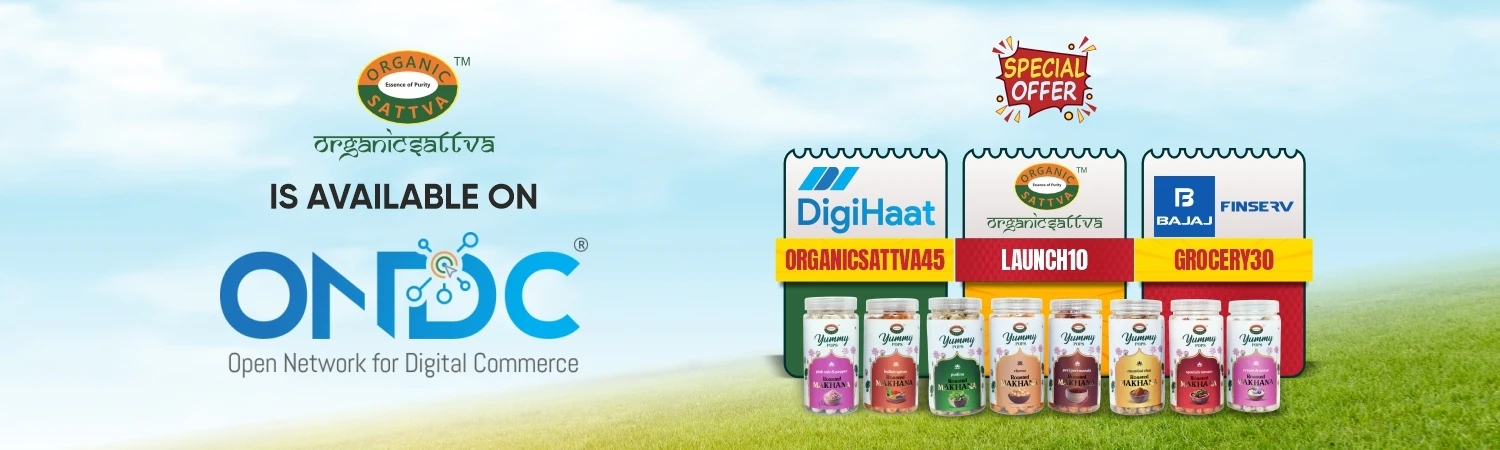 Organic Sattva promo banner