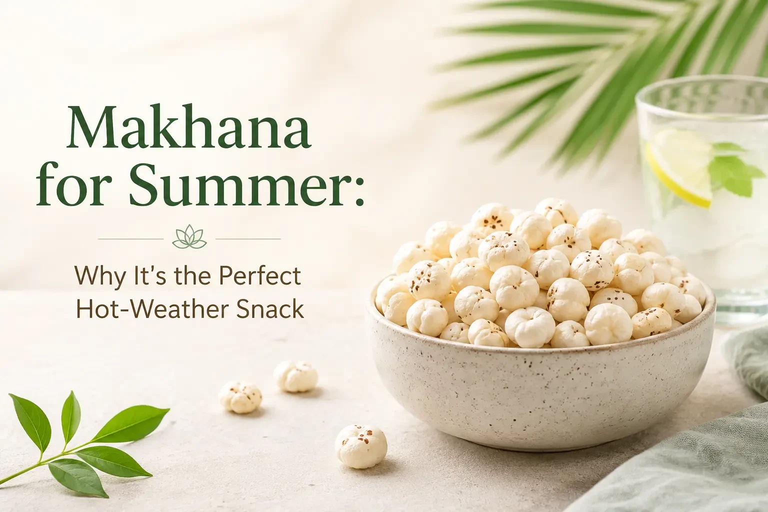 Makhana for Summer: Why It's the Perfect Hot-Weather Snack