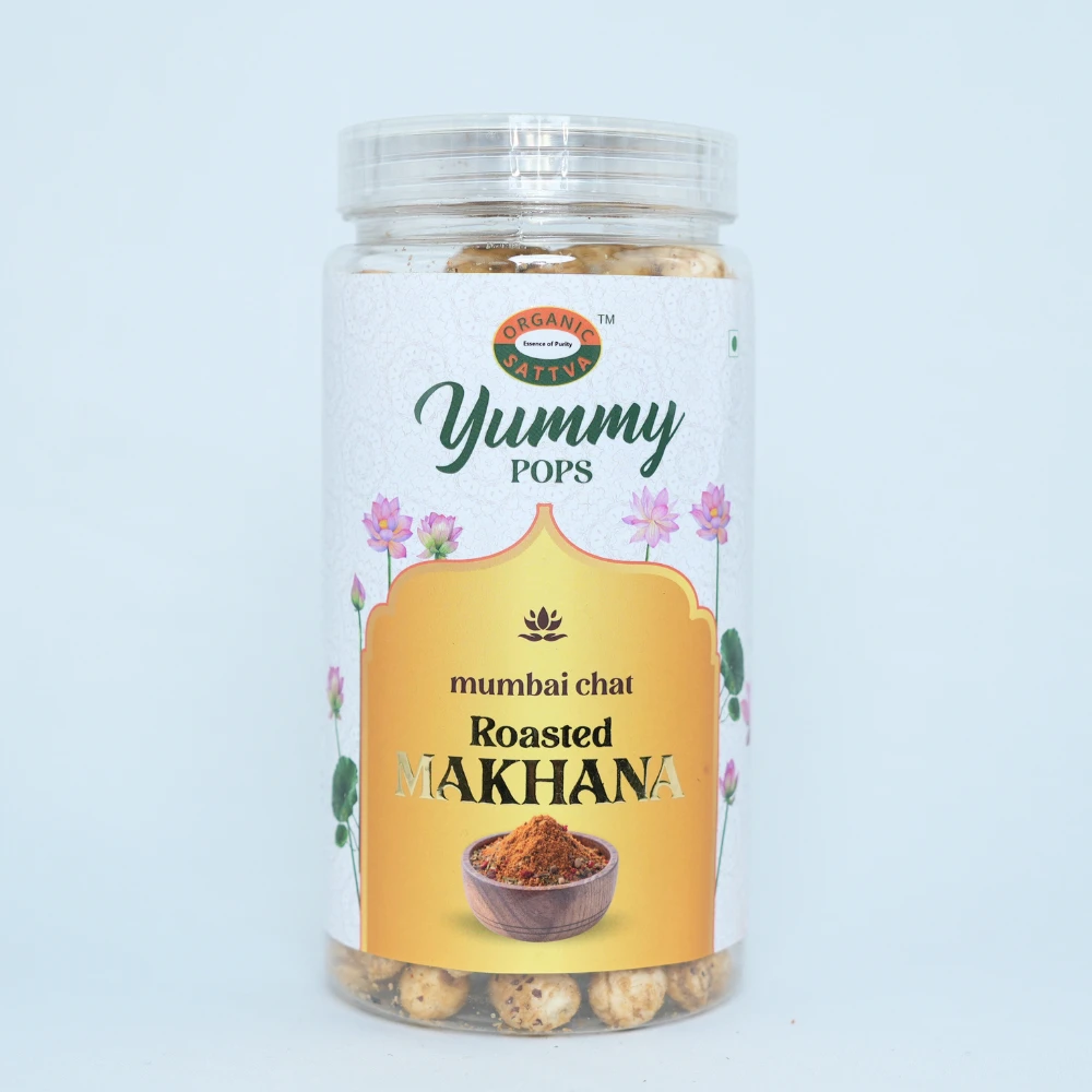 Mumbai Chat Flavoured makhana | Organic Sattva
