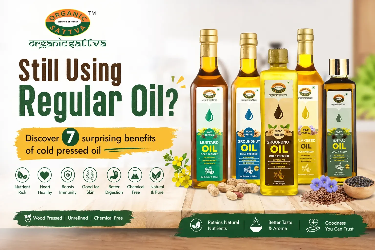 7 Surprising Benefits of Switching to Cold Pressed Oil