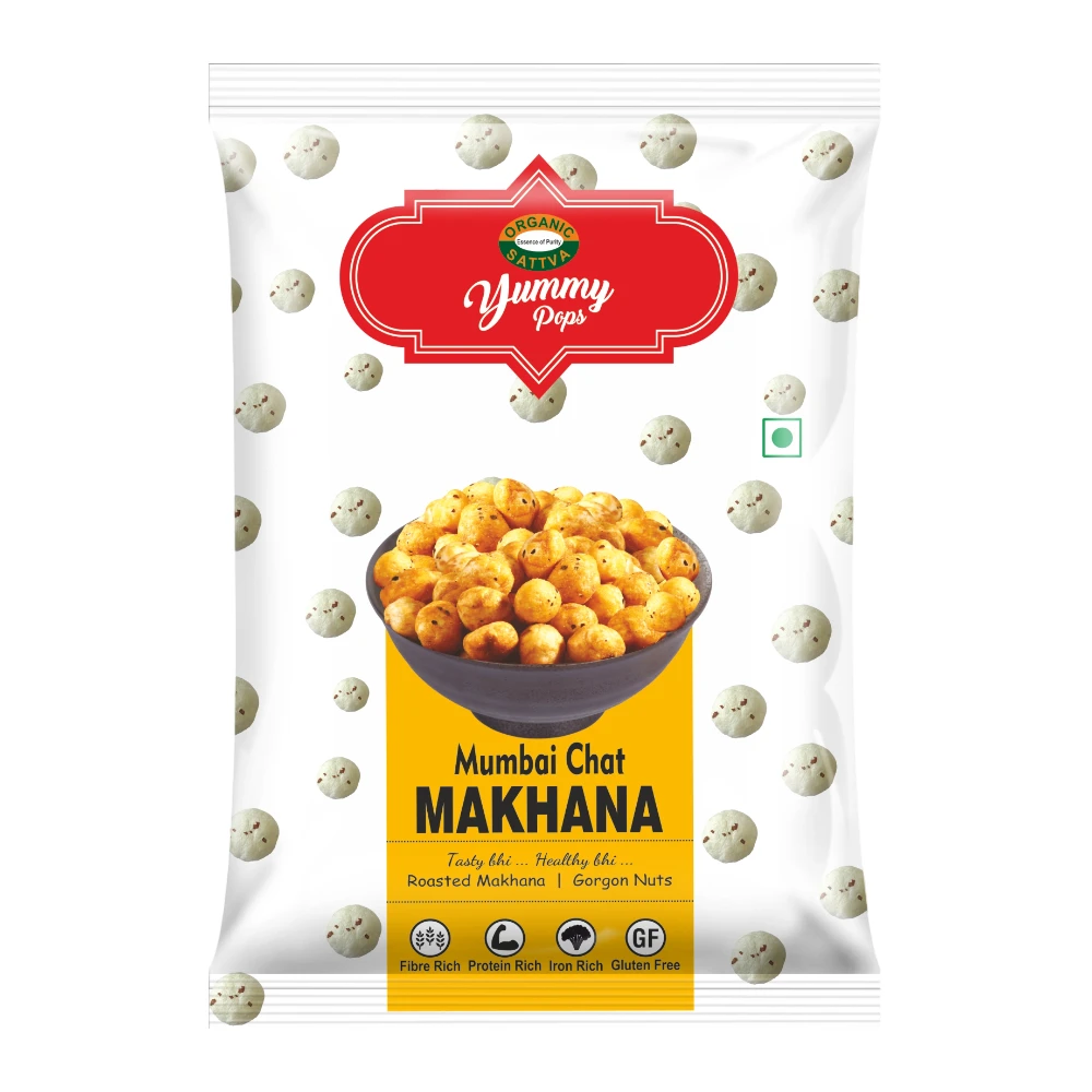 Organic Sattva Mumbai Chat Makhana